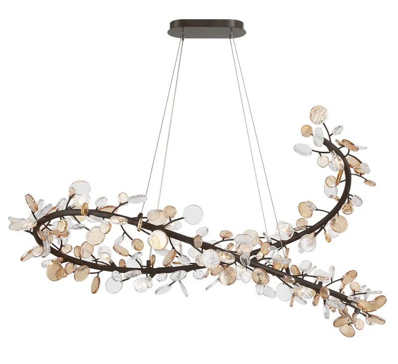 PISA 12222-043, 17 Light Oval LED Chandelier — Lib&Co. LED Pendant Lights 25.5W 3000K