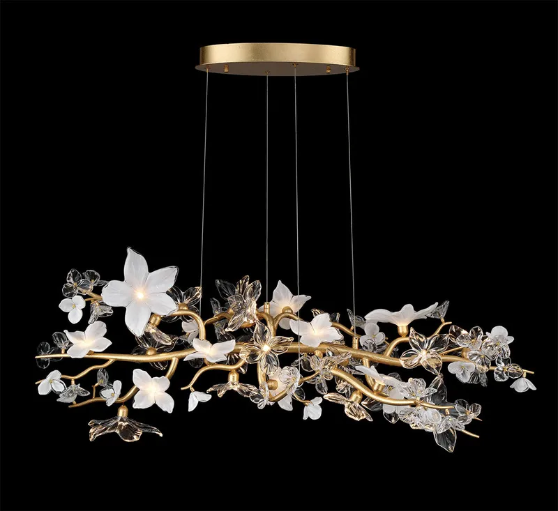 FIORI 12335-028, 26 Light Oval LED Chandelier — Lib&Co. LED Pendant Lights 78.0W 3000K