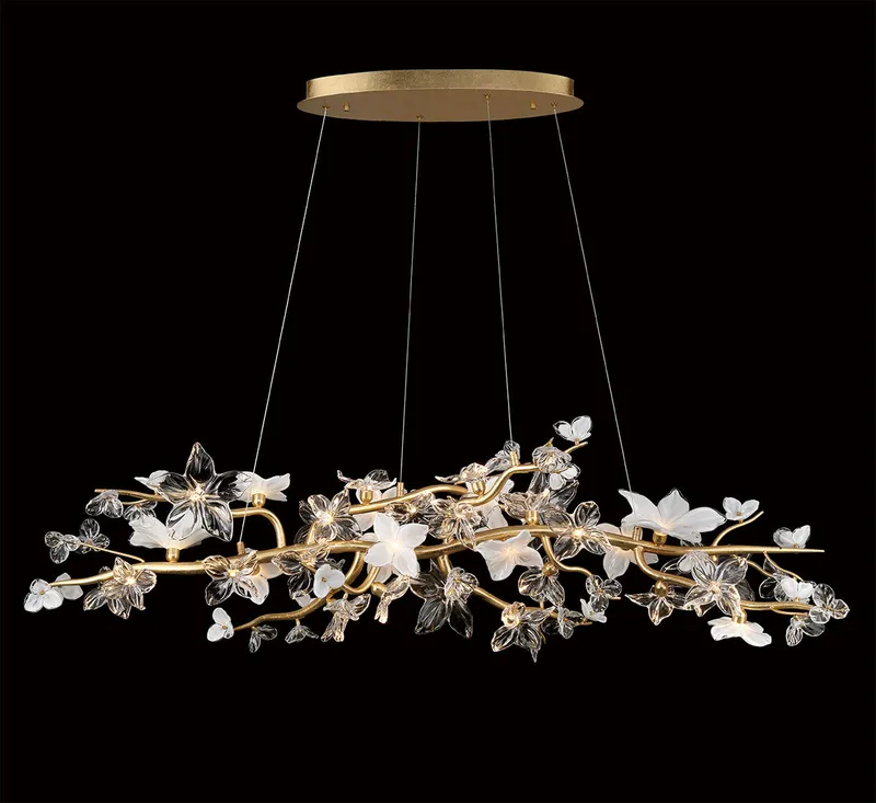 FIORI 12336-028, 35 Light Oval LED Chandelier — Lib&Co. LED Pendant Lights 105.0W 3000K
