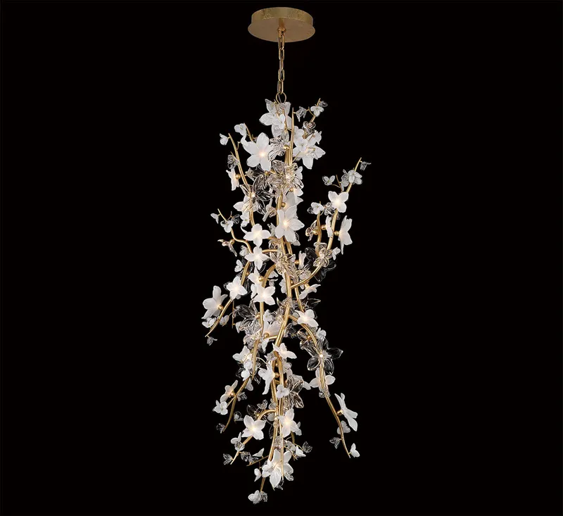 FIORI 12334-028, 65 Light LED Grand Chandelier — Lib&Co. LED Pendant Lights 195.0W 3000K