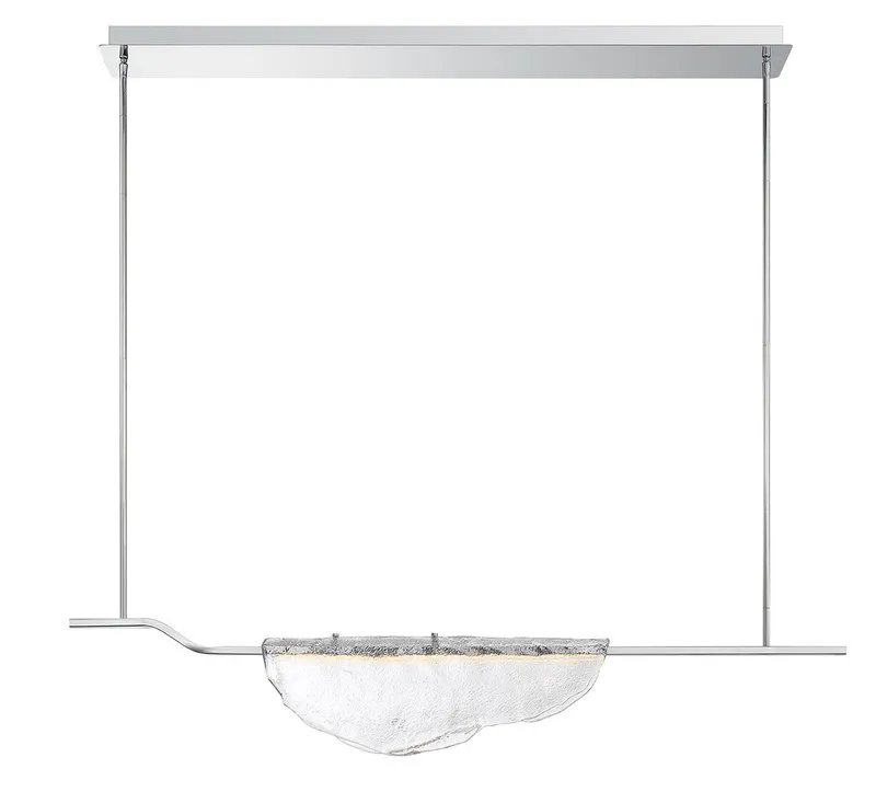 SAVONA 12117-017, 1 Light Linear LED Chandelier — Lib&Co. LED Linear Lights 11.0W 3000K