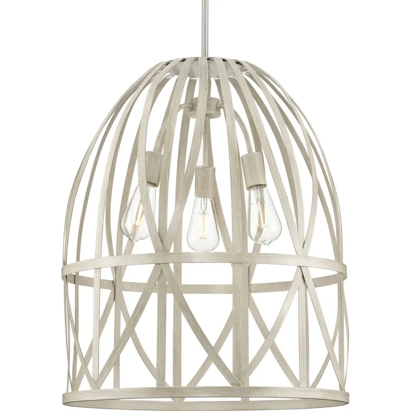 Chastain Collection Three-Light Basket Pendant Light — Progress Lighting LED Landscape Lights  