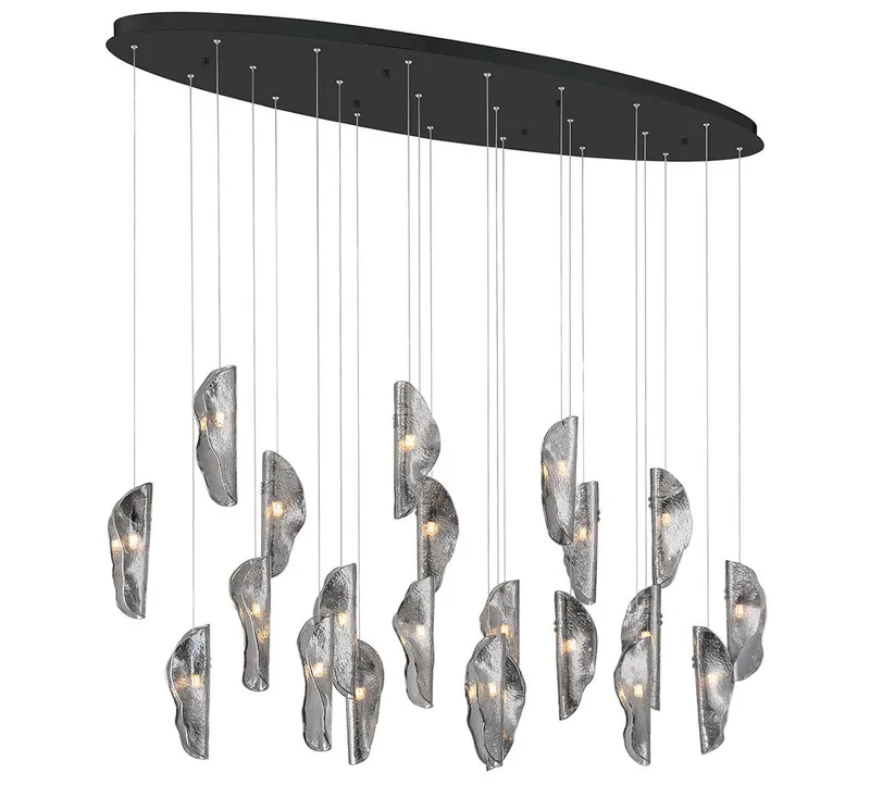 SORRENTO 12220-019-02, 22 Light Oval LED Chandelier — Lib&Co. LED Pendant Lights 3.0W 3000K