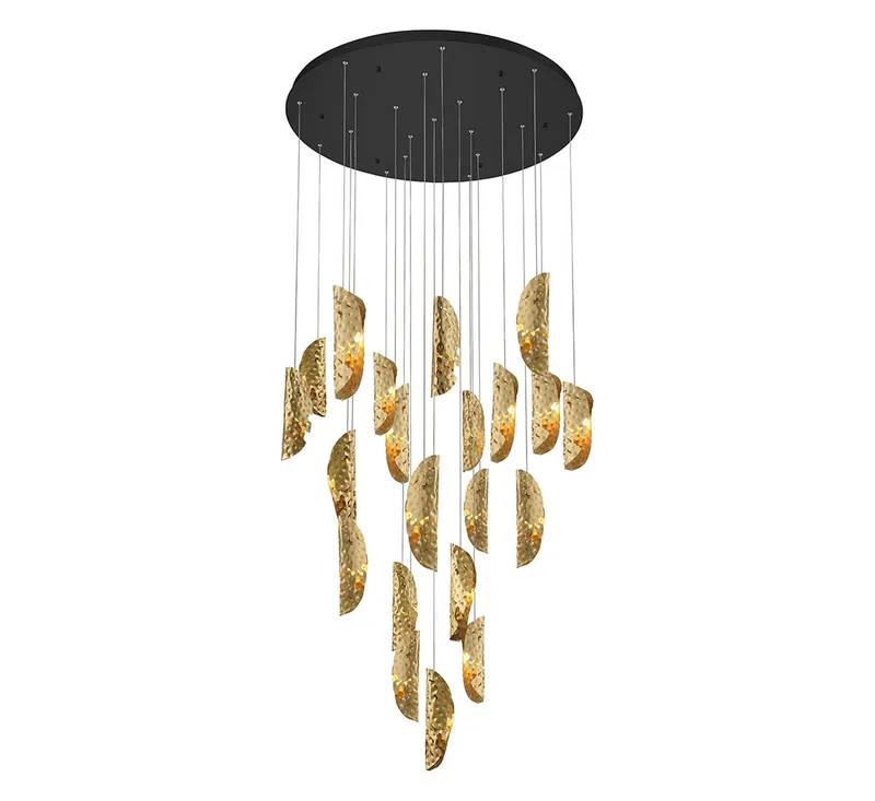 SORRENTO 10167-020-02, 21 Light Round LED Chandelier — Lib&Co. LED Pendant Lights 3.0W 3000K