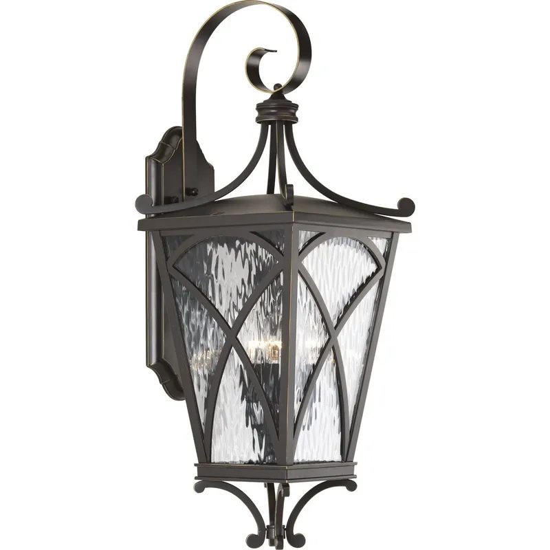 Cadence Collection Three-Light Large Wall Lantern — Progress Lighting LED Wall Lights  