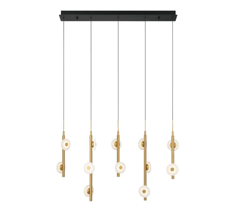ETNA 12364-02, 12 Light Linear LED Chandelier — Lib&Co. LED Linear Lights 36.0W 3000K