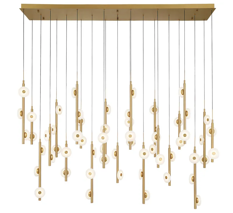 ETNA 12368-030, 57 Light rectangular LED Chandelier — Lib&Co. LED Pendant Lights 171.0W 3000K