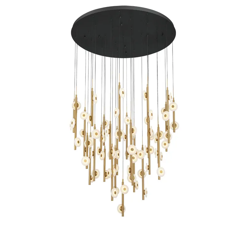 ETNA 12363-02, 78 Light Round LED Chandelier — Lib&Co. LED Pendant Lights 234.0W 3000K