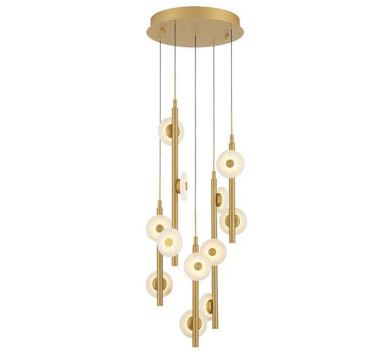 ETNA 12360-030, 12 Light Round LED Chandelier — Lib&Co. LED Pendant Lights 36.0W 3000K