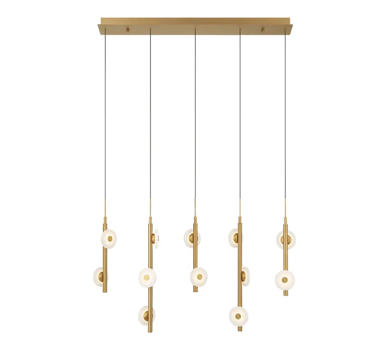 ETNA 12364-030, 12 Light Linear LED Chandelier — Lib&Co. LED Linear Lights 36.0W 3000K
