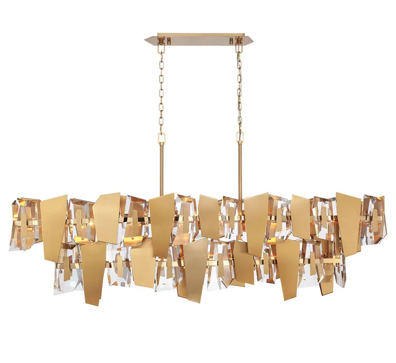 CASTELLANA 12404-037, 2 Tier 14 Light Linear Chandelier — Lib&Co. LED Linear Lights 840.0W 