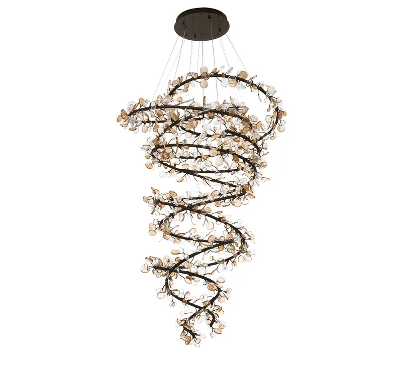 PISA 12328-043, 107 Light LED Grand Chandelier — Lib&Co. LED Pendant Lights 160.5W 3000K