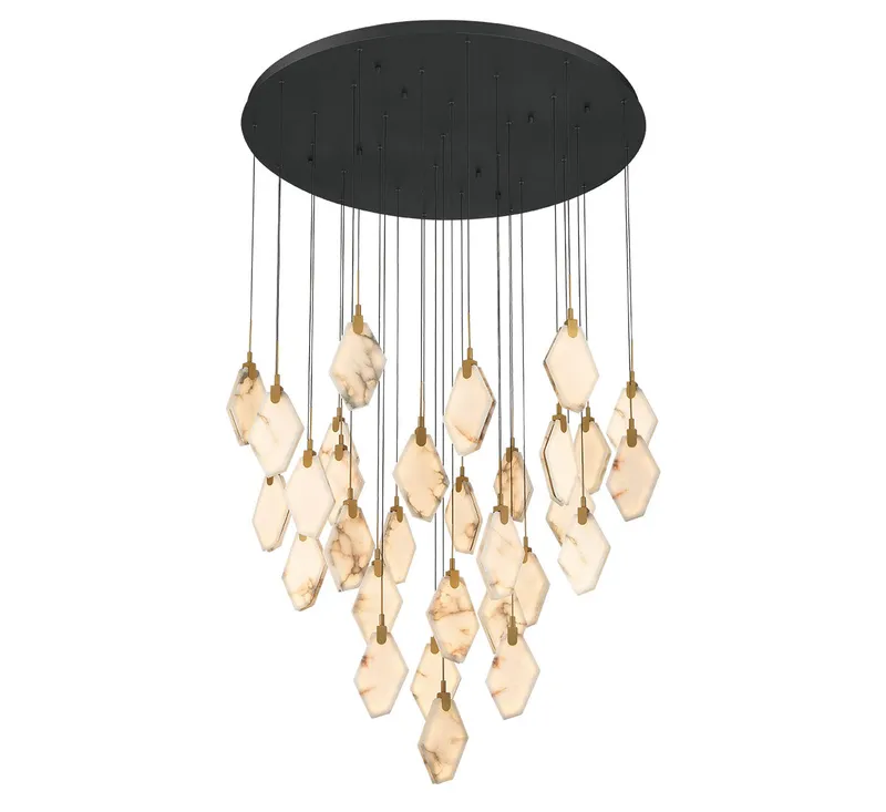 KOSMOS 12385-02, 31 Light Round LED Chandelier — Lib&Co. LED Pendant Lights 279.0W 3000K
