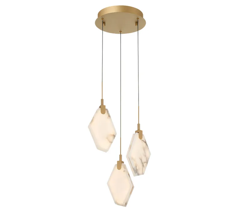 KOSMOS 12381-030, 3 Light Round LED Pendant — Lib&Co. LED Pendant Lights 27.0W 3000K