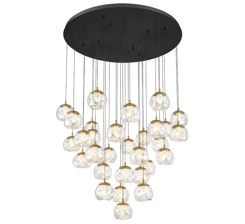 CAMERINO 12443-02, 31 Light Round LED Chandelier — Lib&Co. LED Pendant Lights 248.0W 3000K