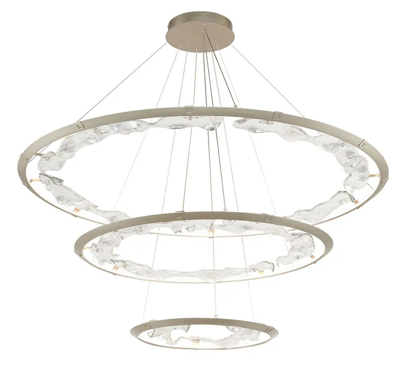 NETTUNO 12165-041, 3 Tier LED Chandelier — Lib&Co. LED Pendant Lights 205.0W 3500K