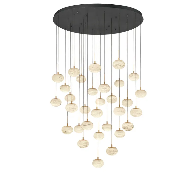 CALCOLO 12123-02, 31 Light LED Grand Chandelier — Lib&Co. LED Pendant Lights 248.0W 3000K