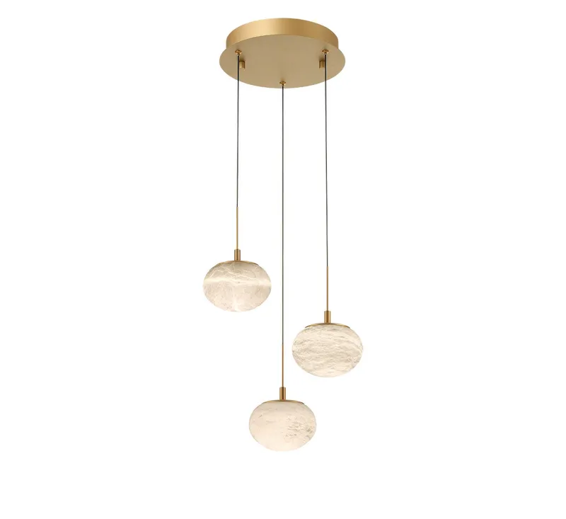 CALCOLO 12120-030, 3 Light Round LED Pendant — Lib&Co. LED Pendant Lights 24.0W 3000K