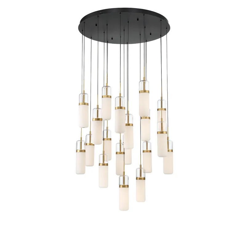 VERONA 10223-02, 19 Light Round LED Chandelier — Lib&Co. LED Pendant Lights 209.0W 3000K