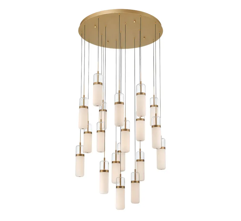 VERONA 10223-030, 19 Light Round LED Chandelier — Lib&Co. LED Pendant Lights 209.0W 3000K