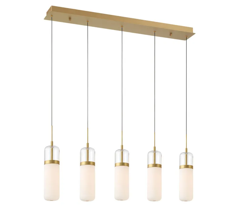 VERONA 10226-030, 5 Light Linear LED Chandelier — Lib&Co. LED Linear Lights 55.0W 3000K