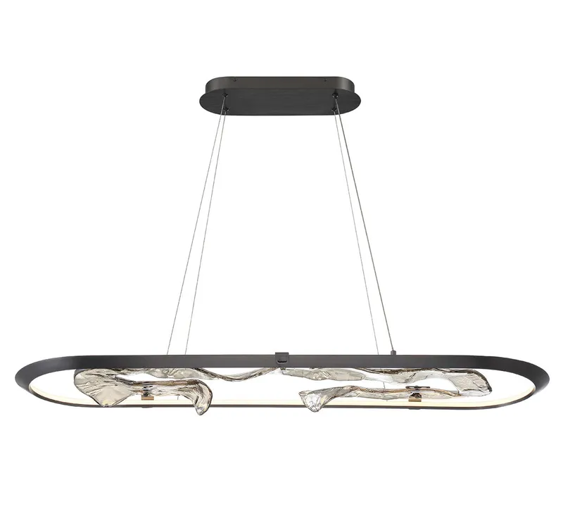 NETTUNO 10178-015, Large Oval LED Chandelier — Lib&Co. LED Pendant Lights 55.0W 3500K