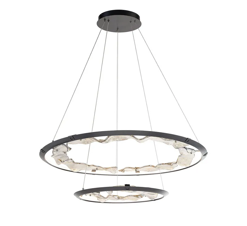 NETTUNO 12164-040, 2 Tier LED Chandelier — Lib&Co. LED Pendant Lights 100.0W 3500K