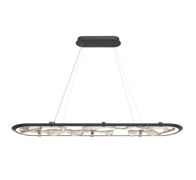 NETTUNO 12174-040, 60" Oval LED Chandelier — Lib&Co. LED Pendant Lights 64.0W 3500K