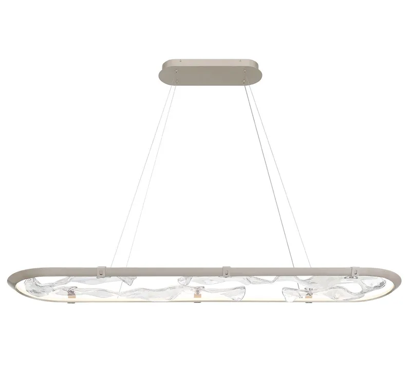 NETTUNO 12174-041, 60" Oval LED Chandelier — Lib&Co. LED Pendant Lights 64.0W 3500K