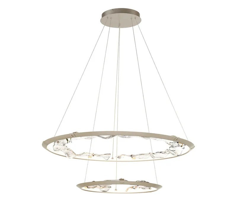 NETTUNO 12164-041, 2 Tier LED Chandelier — Lib&Co. LED Pendant Lights 100.0W 3500K