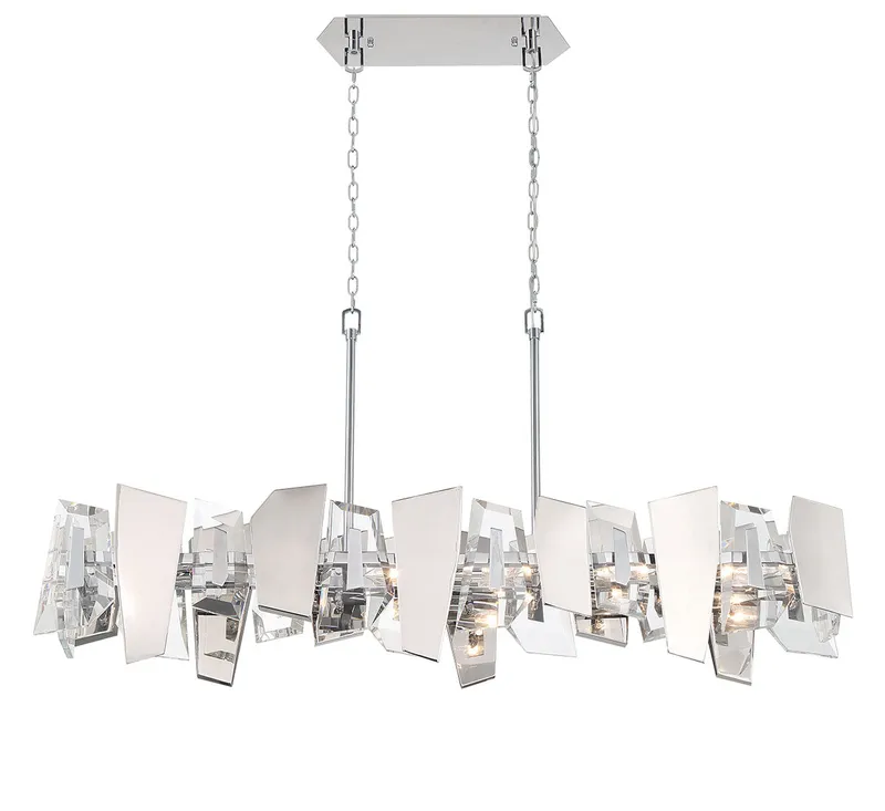 CASTELLANA 12214-01, 6 Light Linear Chandelier — Lib&Co. LED Linear Lights 360.0W 