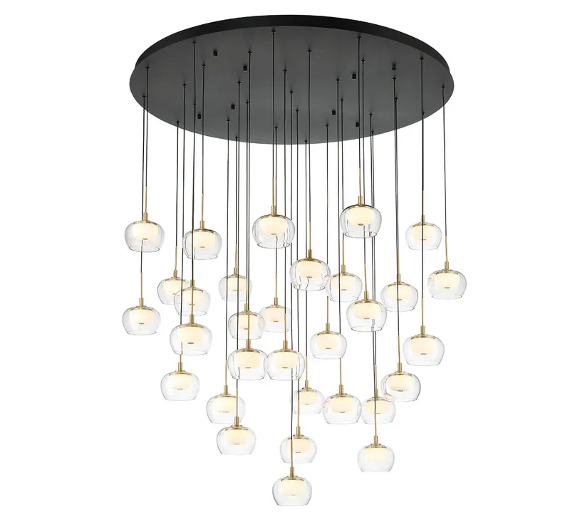 MANAROLA 10215-02, 31 Light LED Grand Chandelier — Lib&Co. LED Pendant Lights 238.7W 3000K