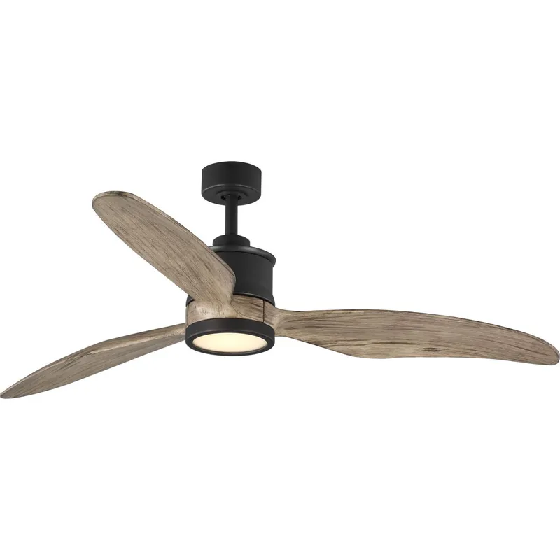 Farris Collection Three-Blade Carved Wood 60" Ceiling Fan — Progress Lighting LED Lighting Accessories  