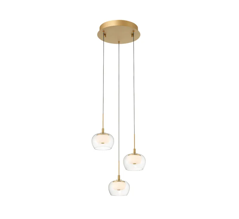MANAROLA 10212-030, 3 Light Round LED Pendant — Lib&Co. LED Pendant Lights 23.1W 3000K