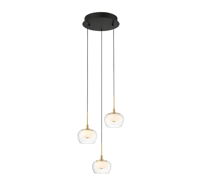 MANAROLA 10212-02, 3 Light Round LED Pendant — Lib&Co. LED Pendant Lights 23.1W 3000K