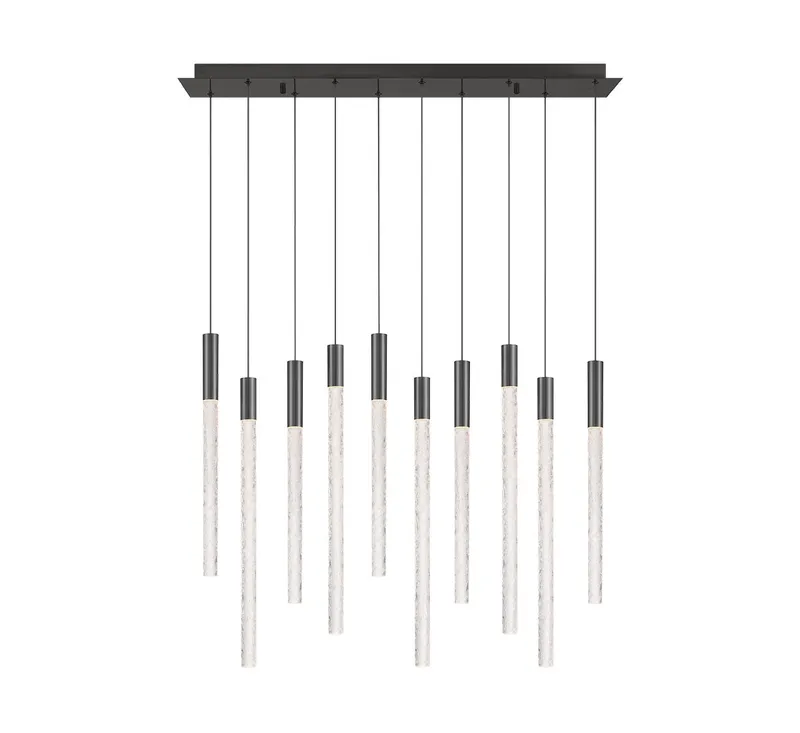 GRAVINA 12274-048, 10 Light Rectangular LED Chandelier — Lib&Co. LED Pendant Lights 30.0W 3000K