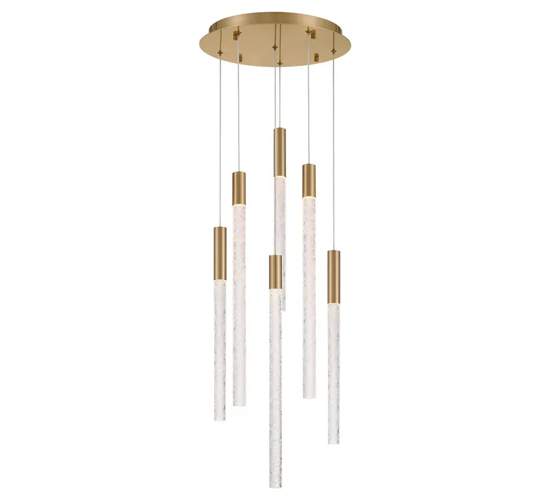 GRAVINA 12271-037, 6 Light LED Chandelier — Lib&Co. LED Pendant Lights 18.0W 3000K