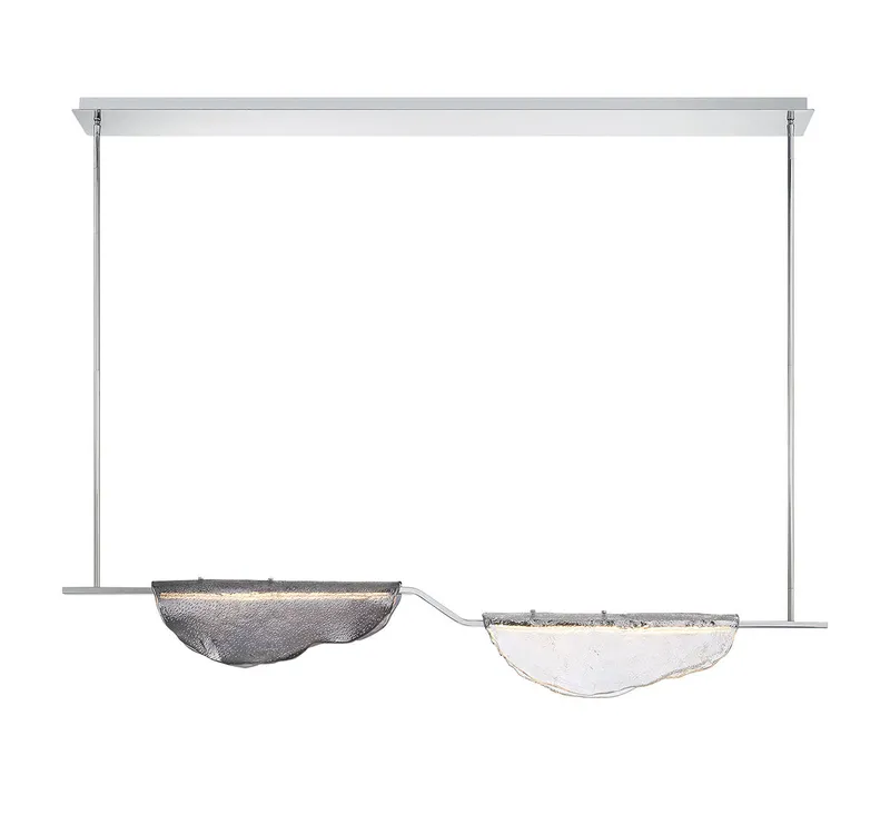 SAVONA 12118-033, 2 Light Linear LED Chandelier — Lib&Co. LED Linear Lights 23.0W 3000K