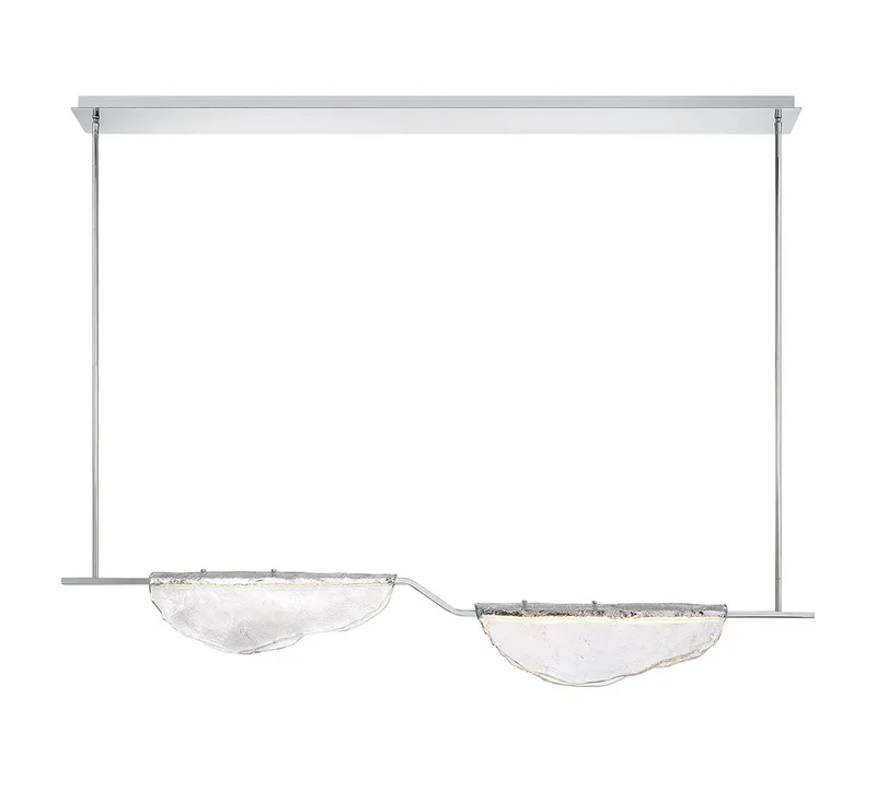 SAVONA 12118-017, 2 Light Linear LED Chandelier — Lib&Co. LED Linear Lights 23.0W 3000K