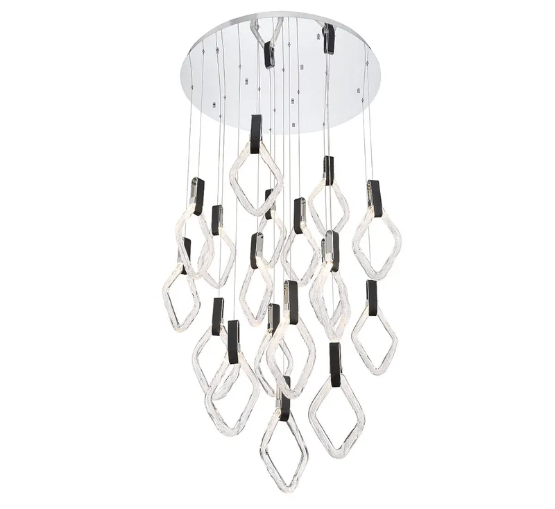 CATANIA 10104-01, 18 Light Round LED Chandelier — Lib&Co. LED Pendant Lights 90.0W 3000K