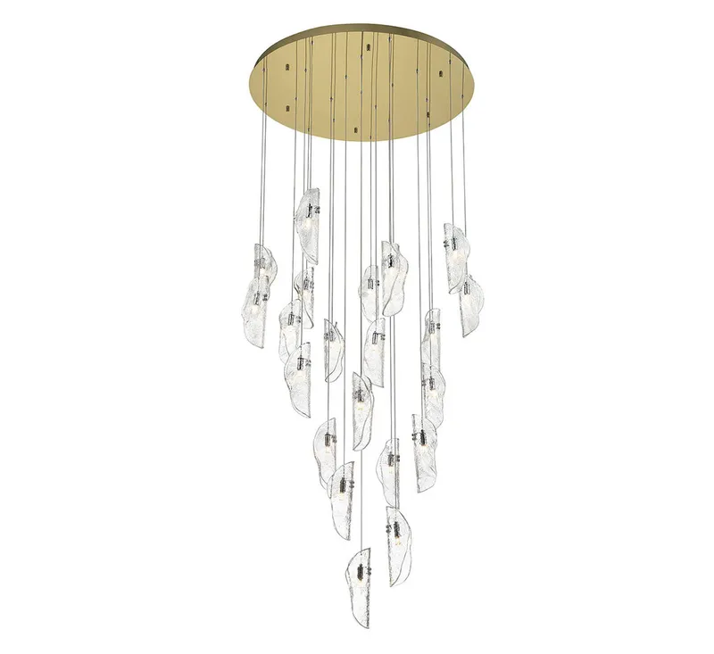 SORRENTO 10167-017-07, 21 Light Round LED Chandelier — Lib&Co. LED Pendant Lights 3.0W 3000K