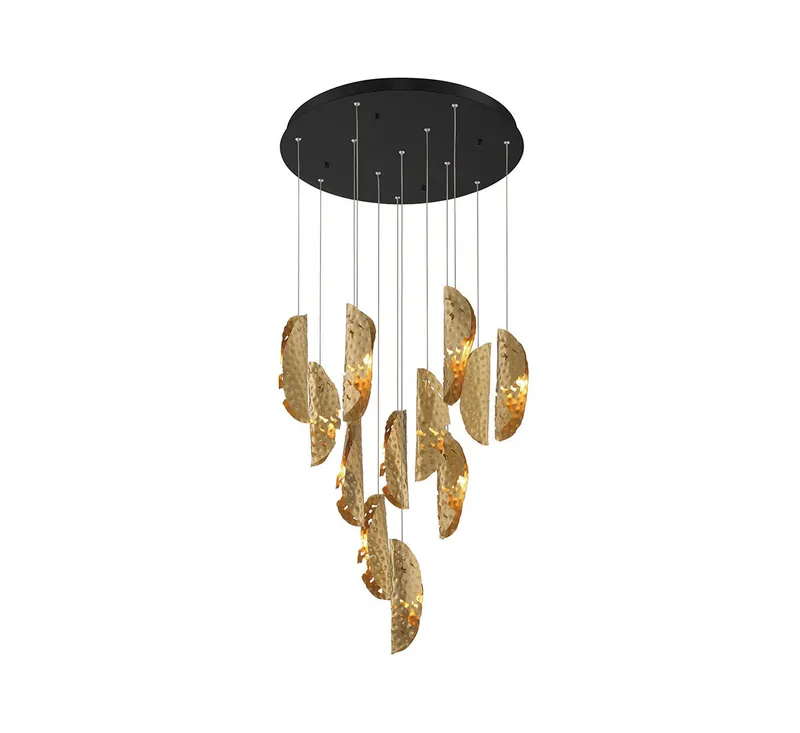 SORRENTO 10164-020-02, 12 Light round LED Chandelier — Lib&Co. LED Pendant Lights 3.0W 3000K