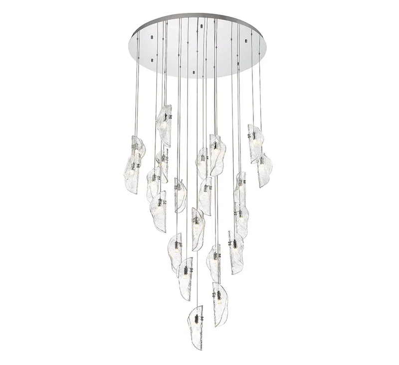 SORRENTO 10167-017-01, 21 Light Round LED Chandelier — Lib&Co. LED Pendant Lights 3.0W 3000K