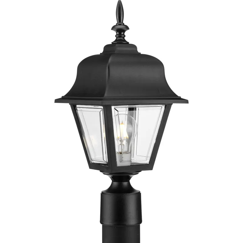 Non-Metallic Incandescent One-Light Post Lantern — Progress Lighting LED Lighting Controls  