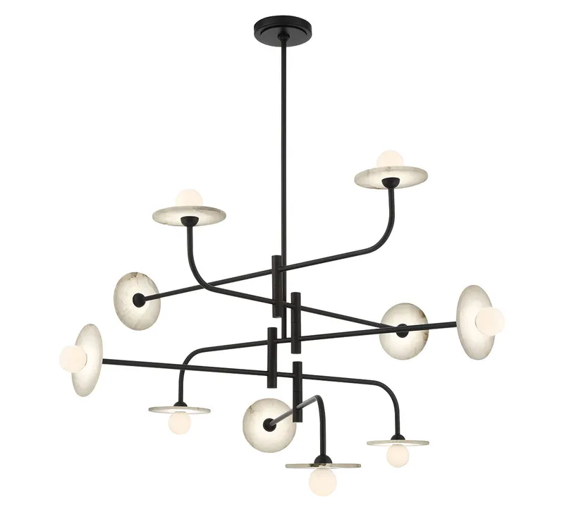 TERAMO 12053-02, 10 Light LED Chandelier — Lib&Co. LED Pendant Lights 3.0W 3000K