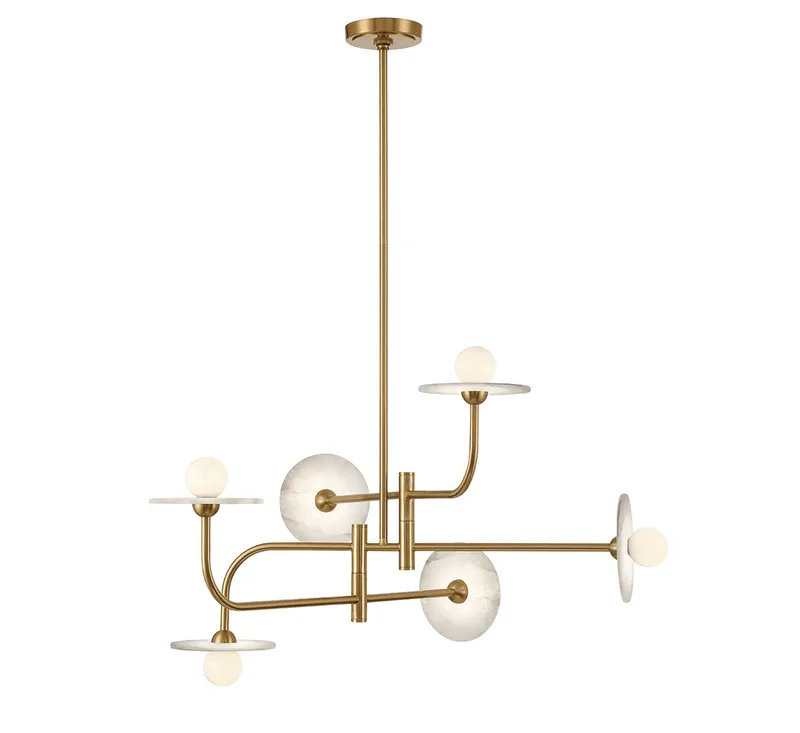 TERAMO 12051-037, 6 Light LED Chandelier — Lib&Co. LED Pendant Lights 3.0W 3000K