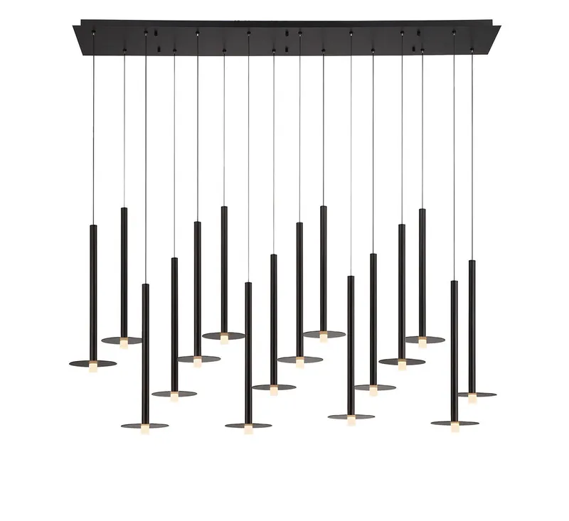 PIATTO 12108-02, 16 Light Linear LED Chandelier — Lib&Co. LED Linear Lights 40.0W 3000K
