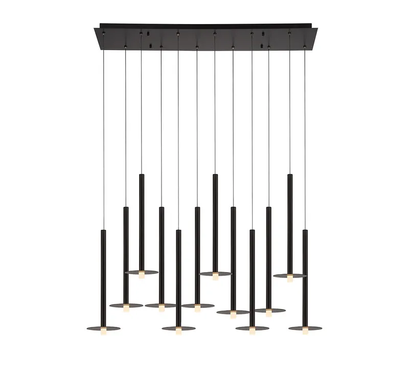 PIATTO 12107-02, 12 Light Linear LED Chandelier — Lib&Co. LED Linear Lights 33.0W 3000K