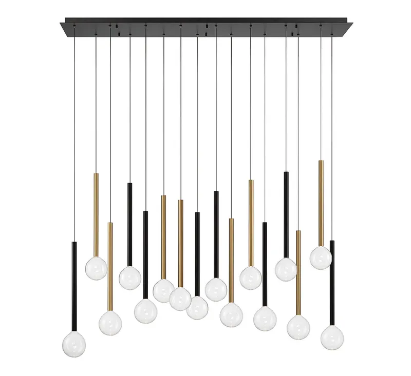 POSITANO 10152-023, 16 Light Linear LED Chandelier — Lib&Co. LED Linear Lights 40.0W 3000K