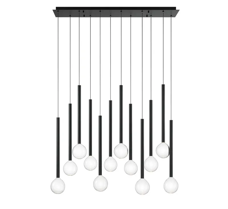 POSITANO 10150-02, 12 Light Linear LED Chandelier — Lib&Co. LED Linear Lights 33.0W 3000K
